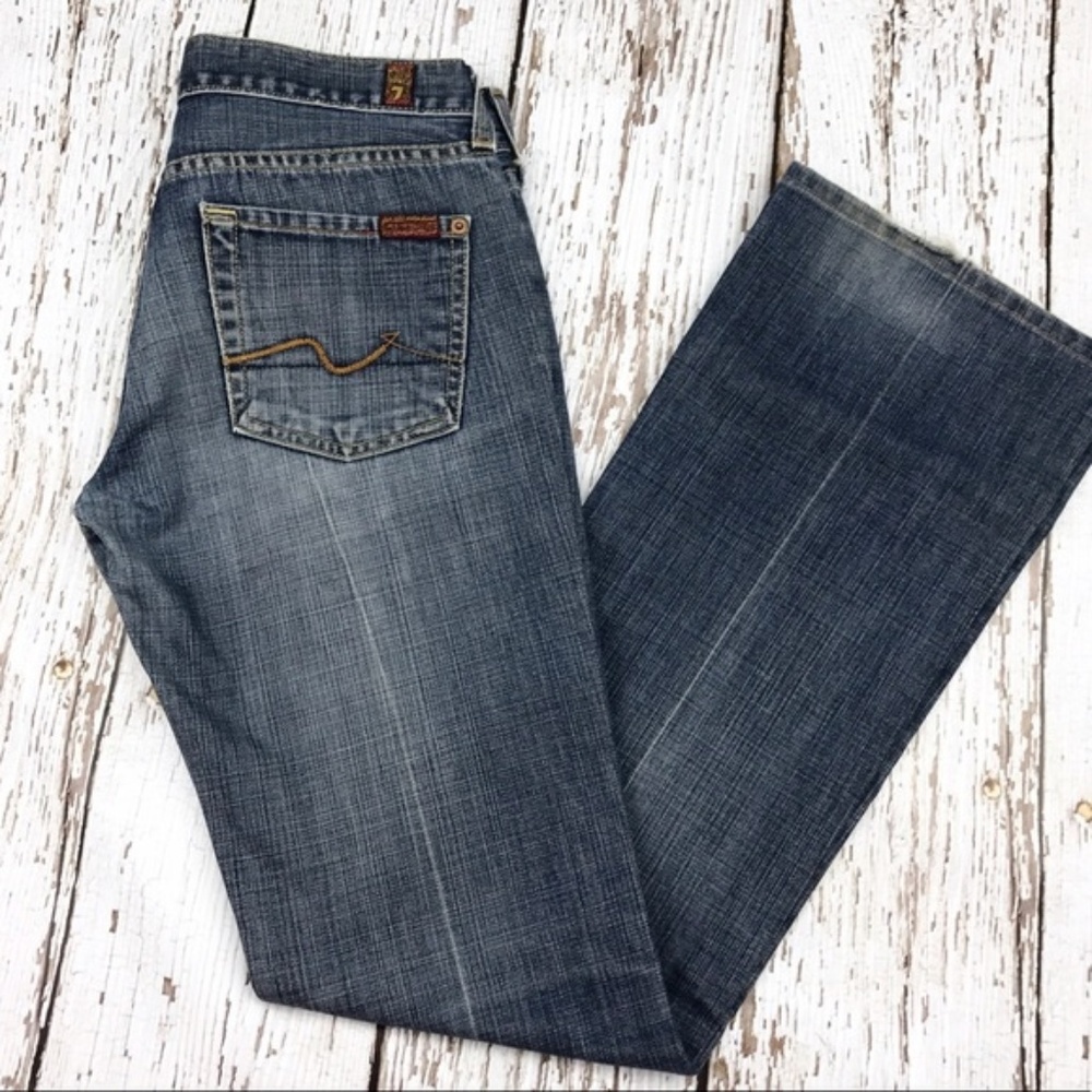 💕SALE💕 7 for all Mankind Premium Denim Bootcut Jeans - Picture 4 of 8